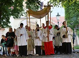 Slavnost Těla a krve Páně (Boží tělo) v roce 2020 v Litoměřicích