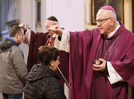 Popeleční středa v roce 2024 v litoměřické katedrále