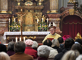 Promluva Mons. Baxanta při slavnosti Všech svatých v Litoměřicích