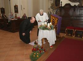 Zahájení adventu v kostele Všech svatých v Litoměřicích