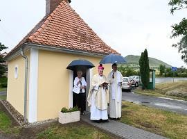 Požehnání zrekonstruované kaple v Hrádku u Rané